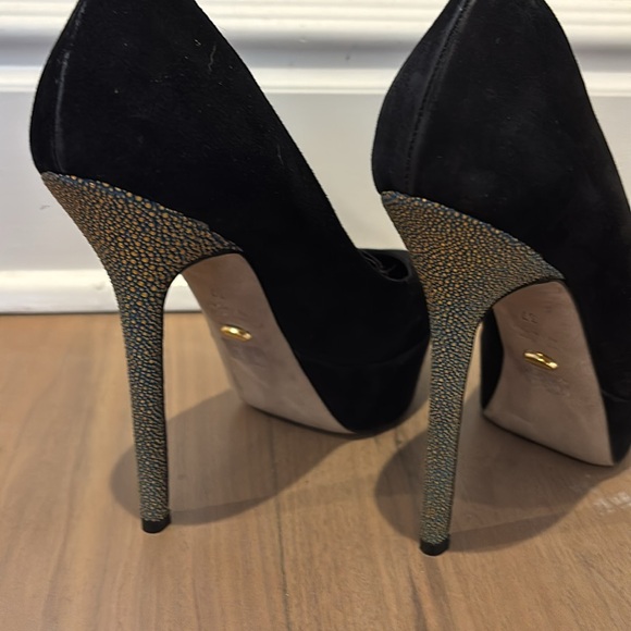 SERGIO ROSSI BLACK HEELS - Picture 8 of 13